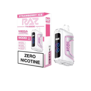 Strawberry Ice Raz TN9000 Zero Nicotine